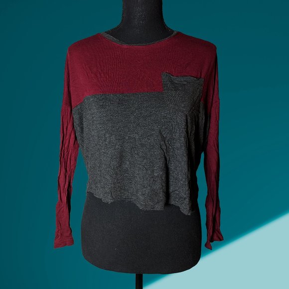 LunaChix Color Block Long Sleeve Shirt - Picture 1 of 1